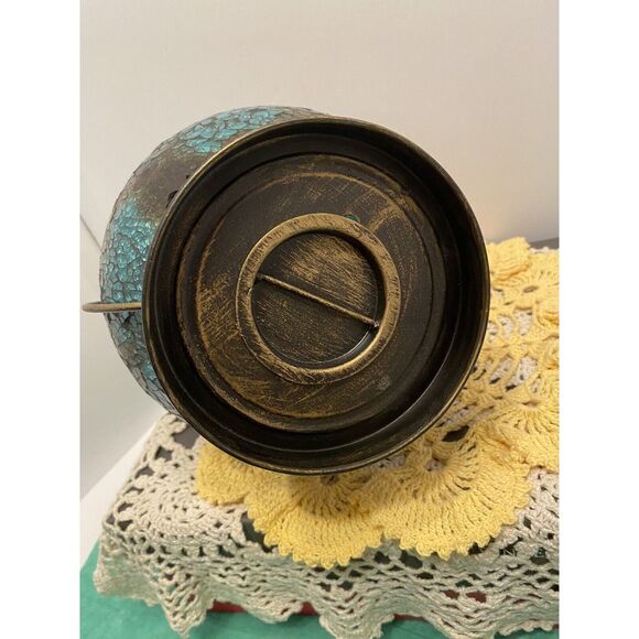 Turkish Moroccan  Mosaic Lamp Light Pendant Lantern icy blue, Green,‎ Brown. - Picture 9 of 11